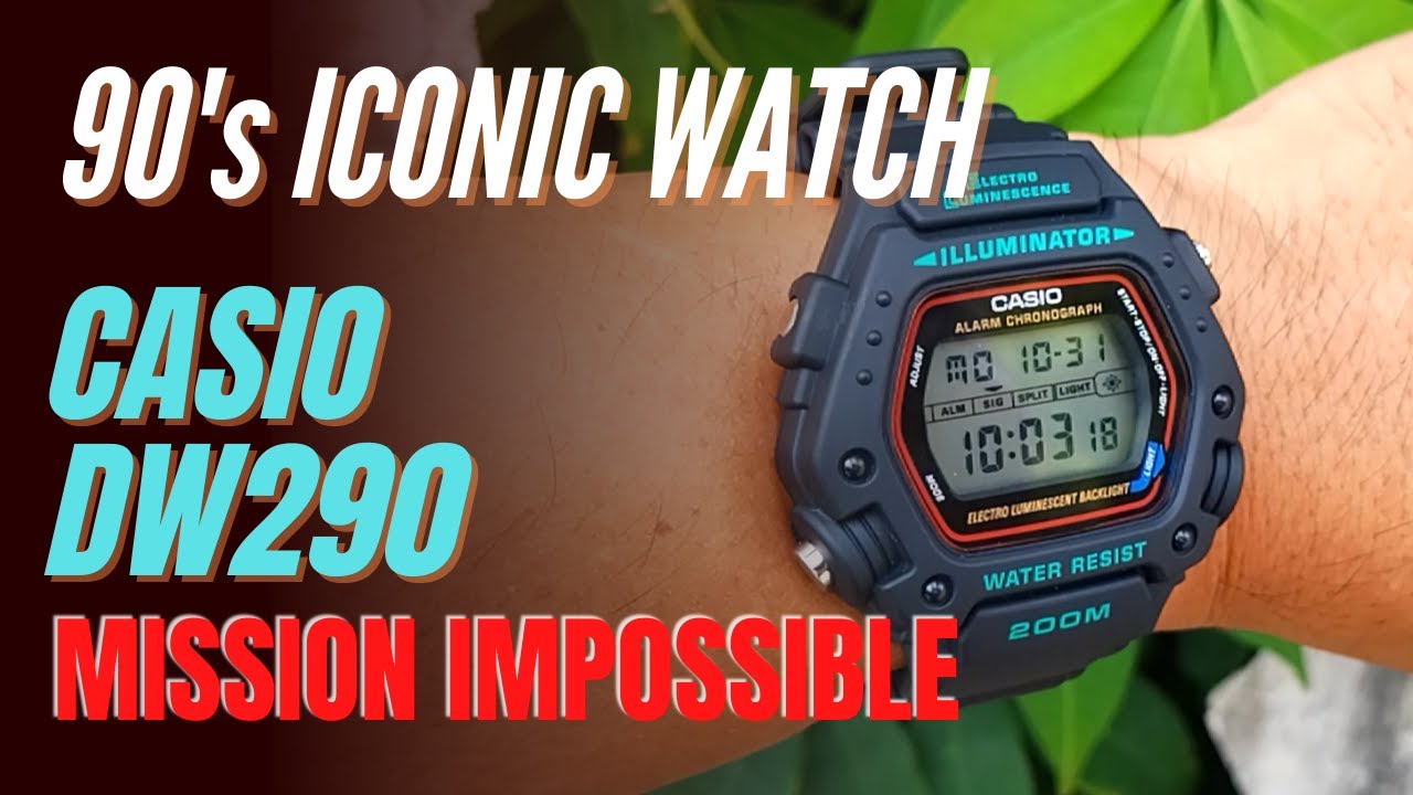 Casio DW 290 Review: The 90's Iconic 