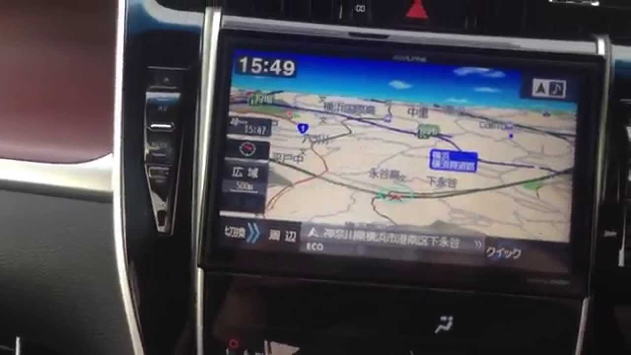 新型ハリアー（60系）に、アルパインビッグX9インチナビ取り付け