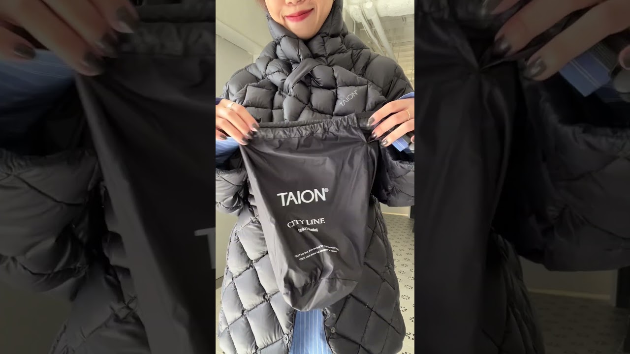 TAION】NANOuniverse別注！TAIONダウンコート(マフラー付き) - YouTube