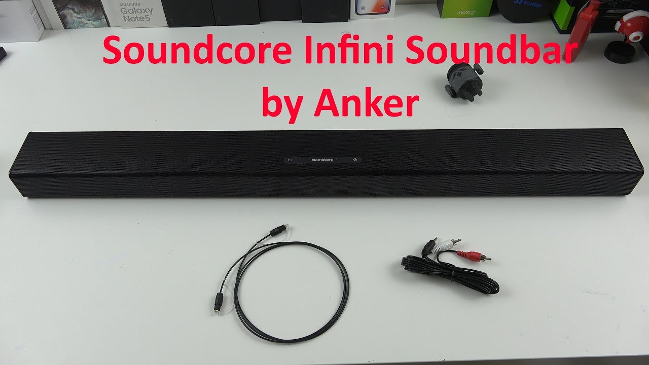 Soundcore Infini Integrated 2.1 Channel Soundbar by Anker - YouTube