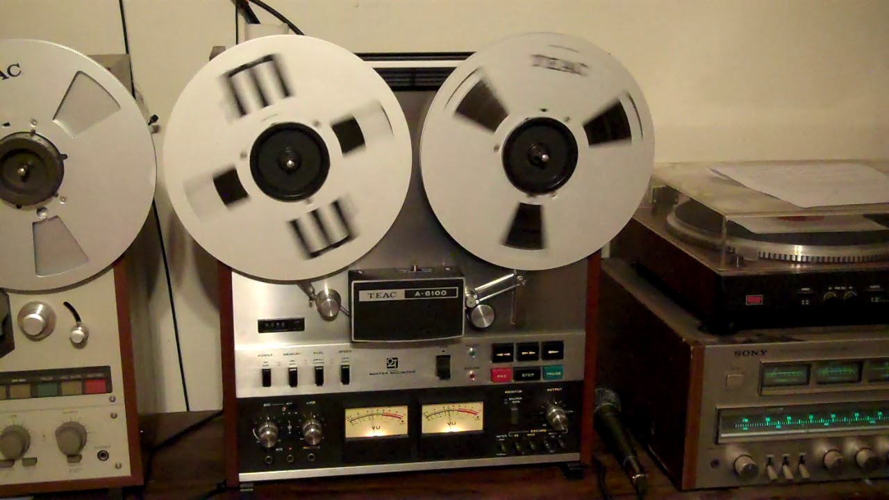 TEAC A-6100 2 Track Master Recorder w/addtl 4 track head Restored