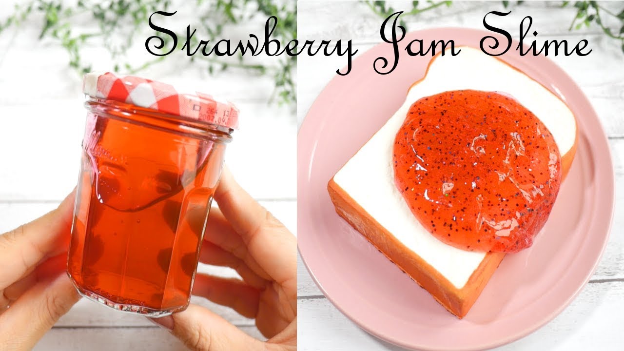 ASMR】放置しすぎたトロトロいちごジャムスライムを復活させる🍓【音