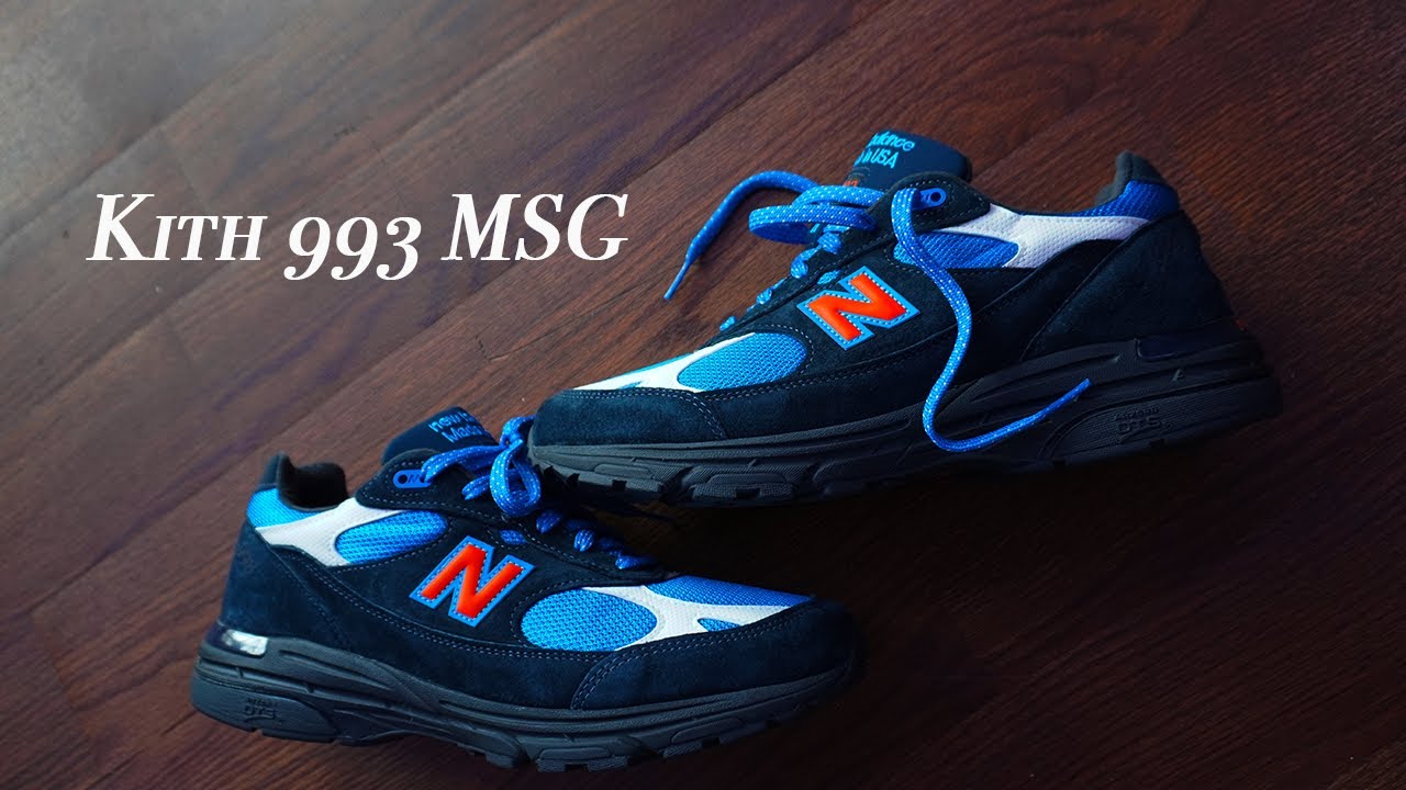 New Balance x Kith Madison Square Garden 993 Navy Review / On-foot