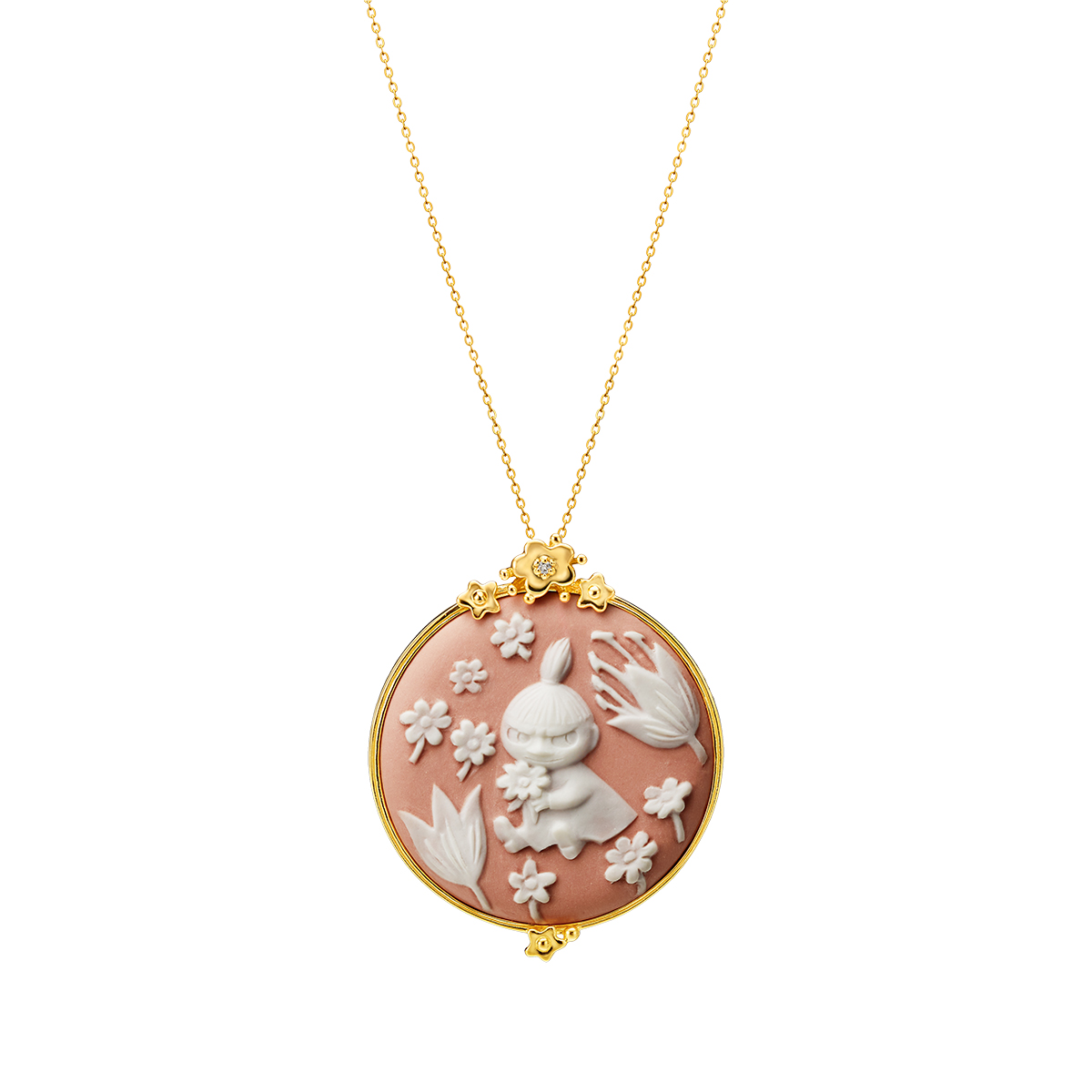 磁器カメオペンダント＜しあわせのムーミン谷＞ リトルミイと