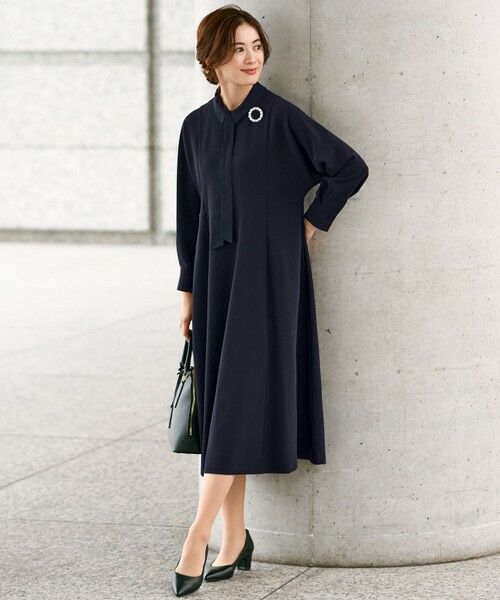 セール】 【VERYコラボ】トリアセダブルジョーゼット つけ襟 ボウタイ