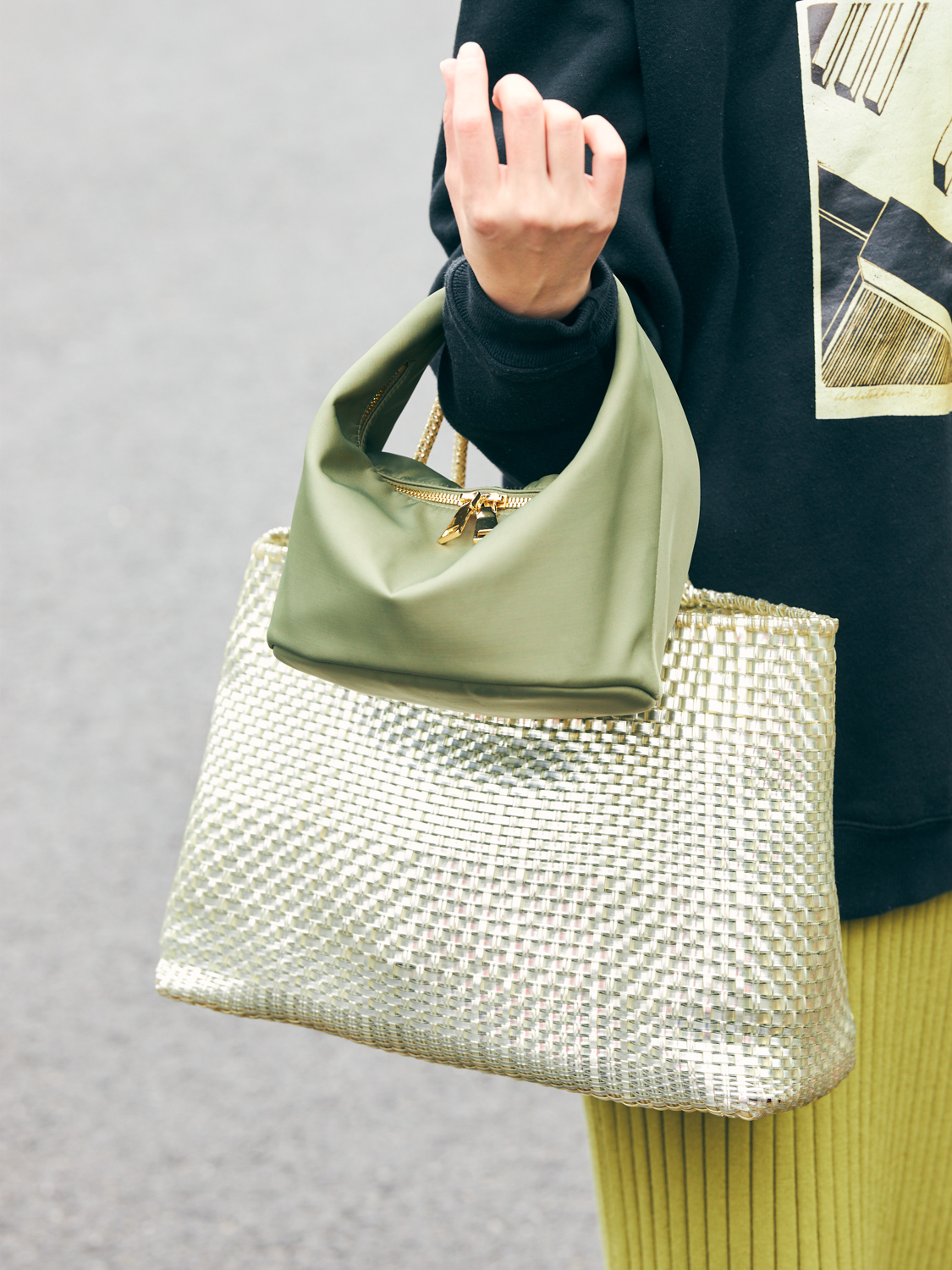 チャームをつけて、ママバッグに…【アンテプリマ】のワイヤーバッグ