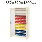 送料無料】 SCR-09C | サカエ コンテナラック 透明コンテナ付き 5段 15