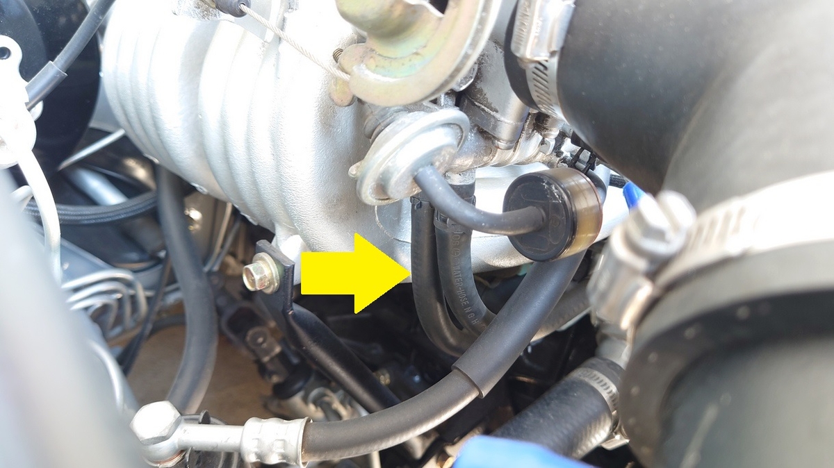 4AGオグジリアリーエアバルブホース／ホースバンド付（ウォーター