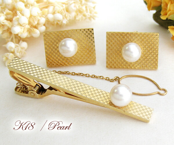 楽天市場】【半額】 ネクタイピン 18金 K18 タイ留め 地金 ゴールド