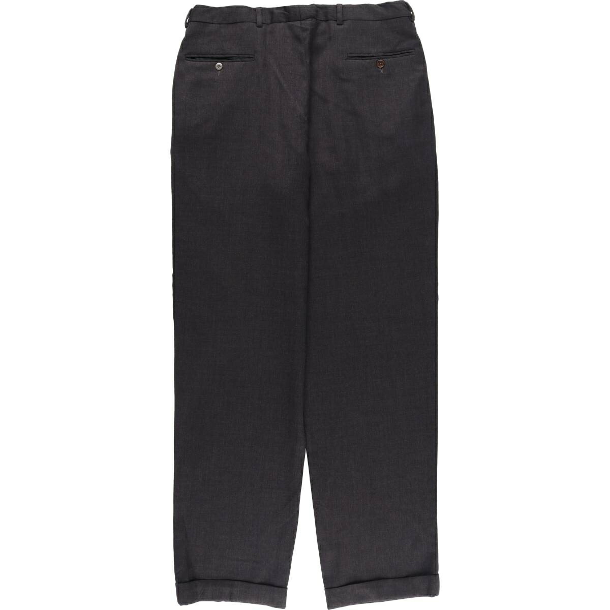 古着 アルマーニ ARMANI COLLEZIONI ワンタック ウールパンツ