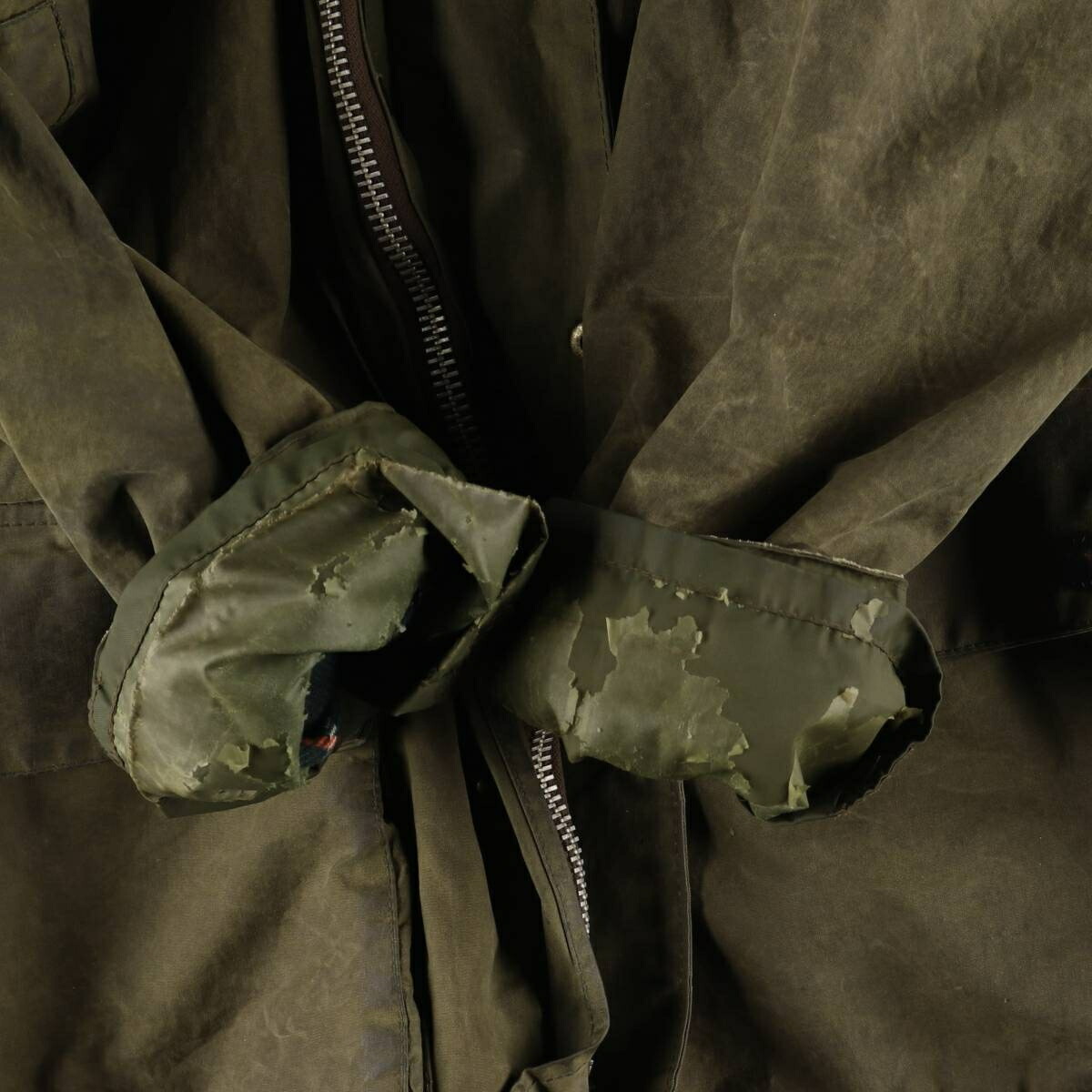 古着 80年代 バブアー Barbour NORTHUMBRIA ノーザンブリア 旧3
