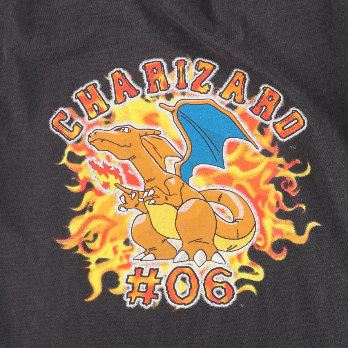 古着 00年代 POKEMON ポケモン リザードン キャラクタープリントT