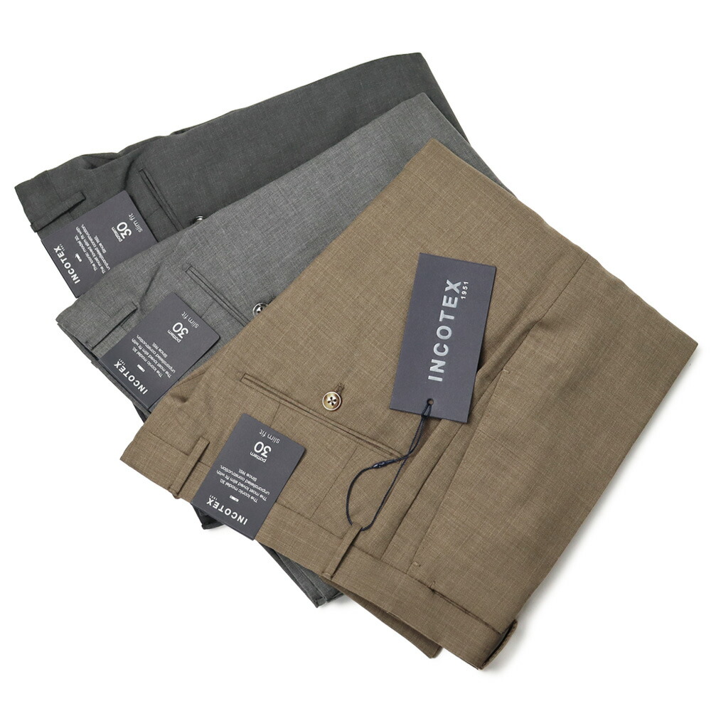 インコテックス / INCOTEX / 35型 / ノープリーツ スラックス / SUPER
