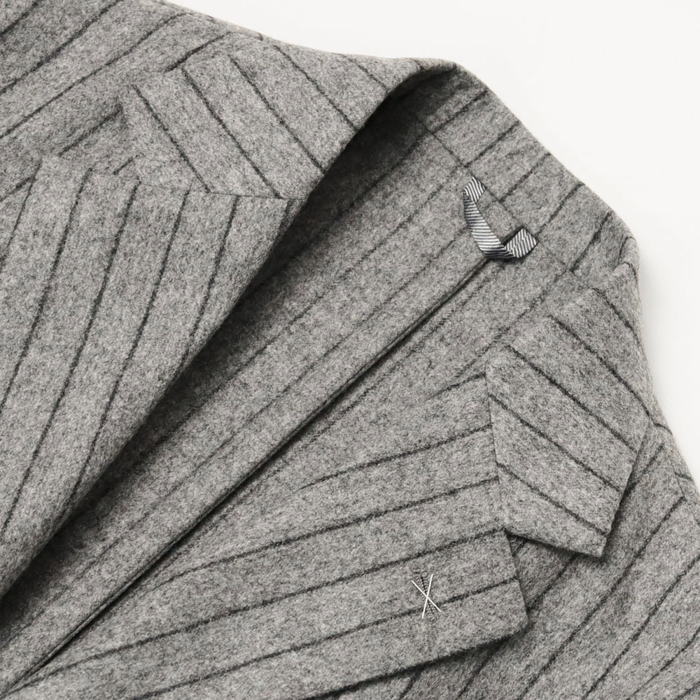 De Petrillo グレー ビジネススーツ サイズ46 De Petrillo グレー