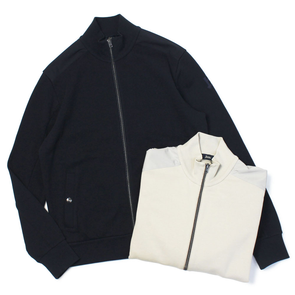 ヘルノ / HERNO / スウェット ブルゾン / スタンドカラー コットン