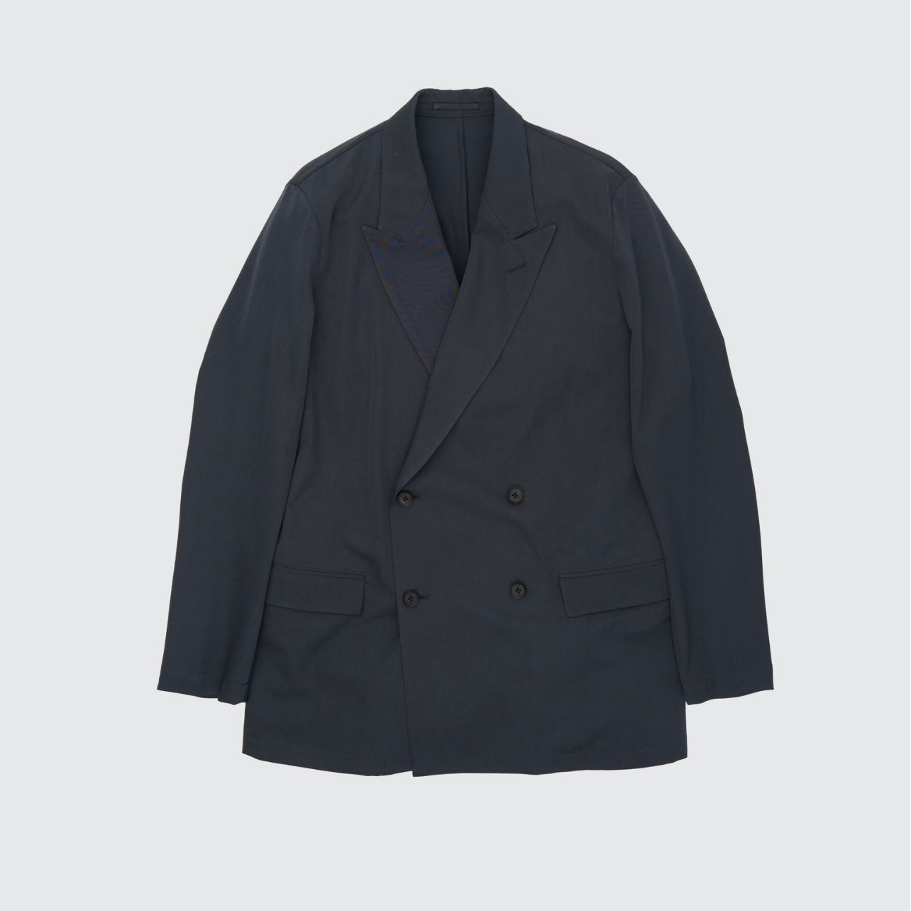 YOKE - 【残り一点】Wool Washer Twill Double Breasted Jacket