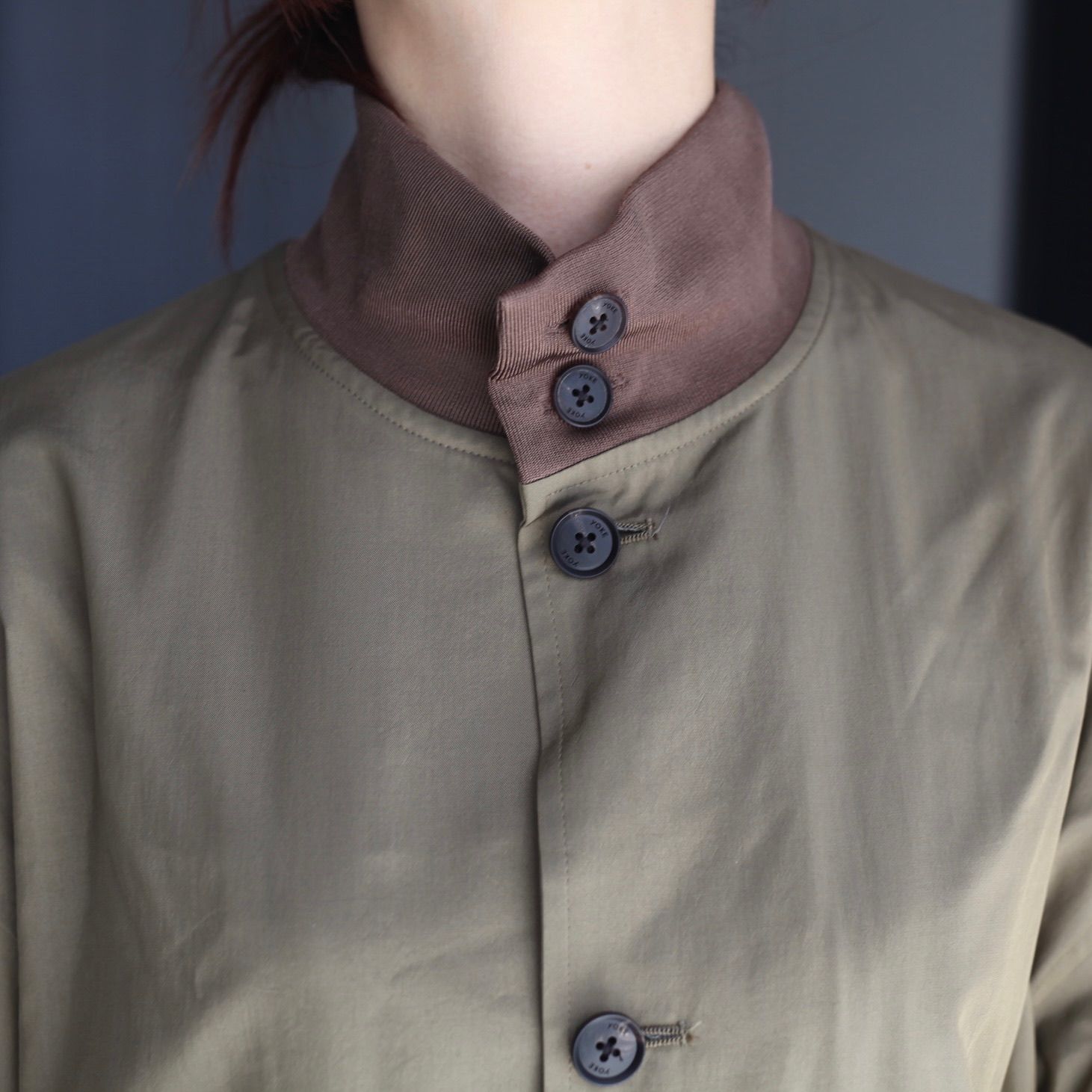 YOKE - 【残り一点】Silk Nylon Driving Blouson | ACRMTSM ONLINE STORE