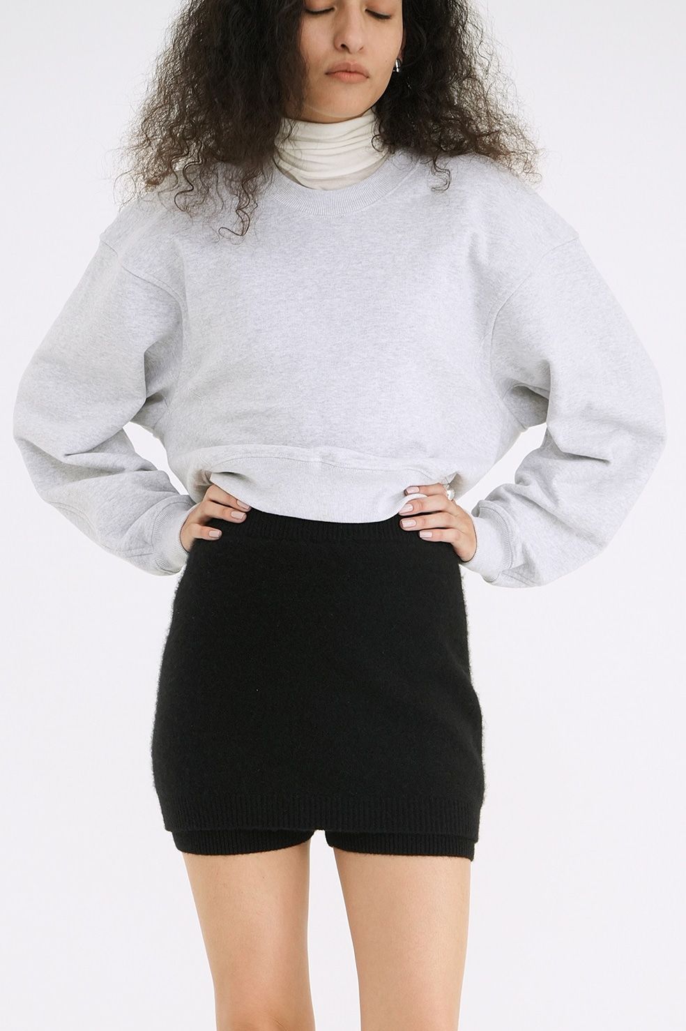 CLANE - パワーショルダーショートスウェットトップス - POWER