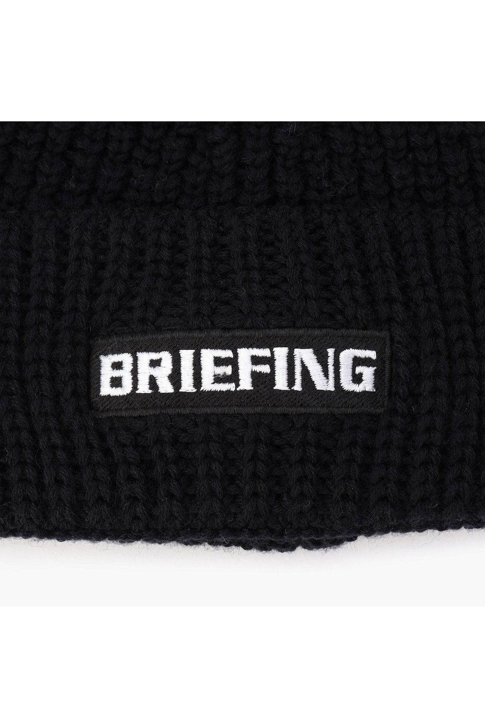 BRIEFING - MEN'S WR WOOL BEANIE / ボックスロゴ ニットビーニー