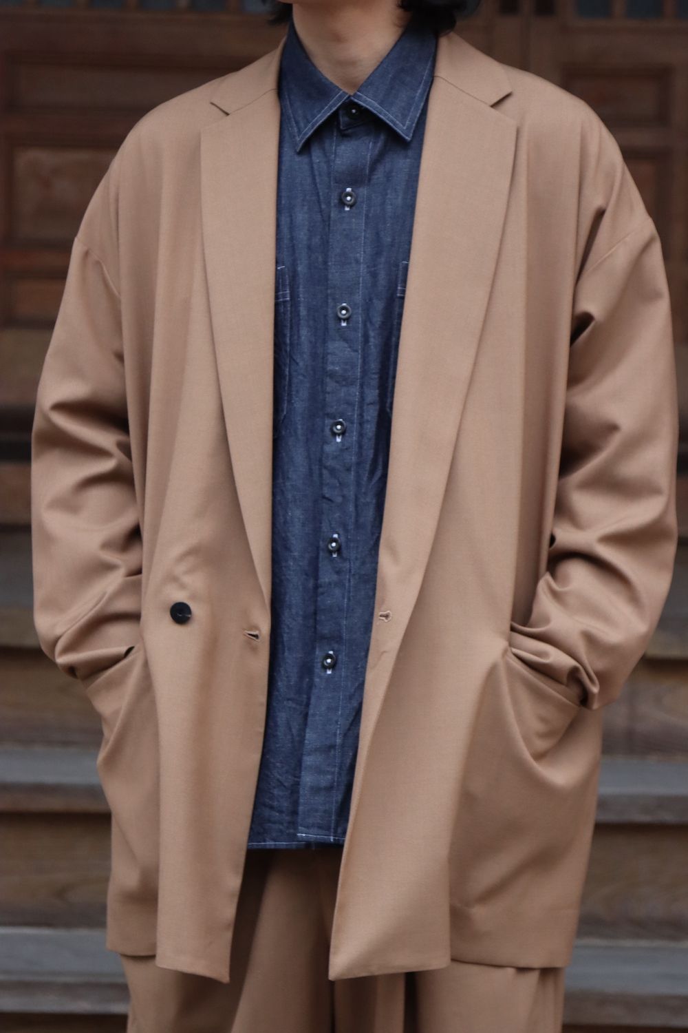 Dulcamara よそいきダブルジャケット(D122-J107) style. 2022.03.31