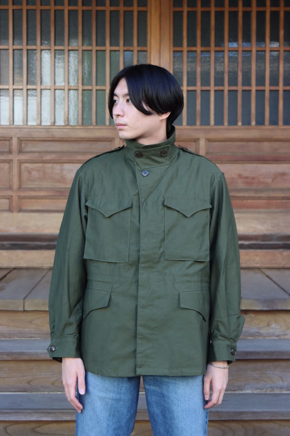 CIOTA スビンコットンムラ糸バックサテンM43フィールドジャケット