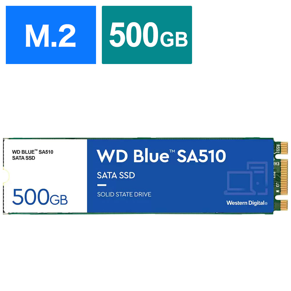 内蔵SSD WD Blue SA510 WDS500G3B0B ［500GB /M.2］｜の通販は