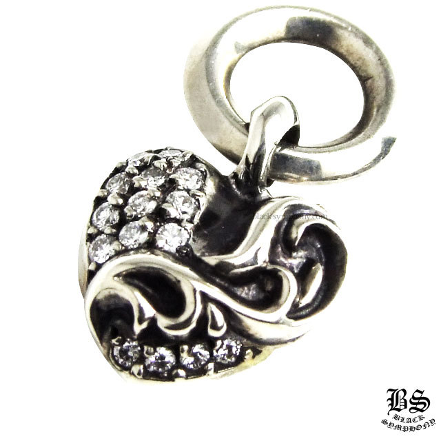 クロムハーツハートチャームwithパヴェダイヤモンド|クロムハーツ通販