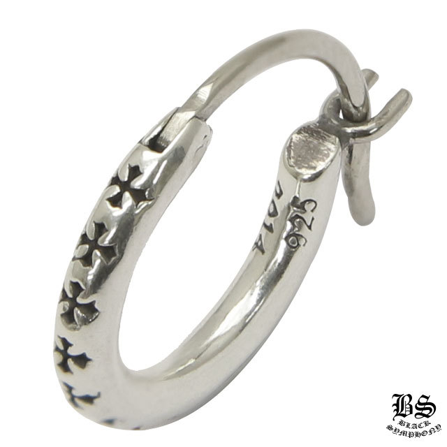 クロムハーツタイニーTFLフープピアス|クロムハーツ通販専門店ブラック