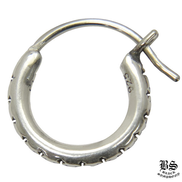 クロムハーツタイニーTFLフープピアス|クロムハーツ通販専門店ブラック