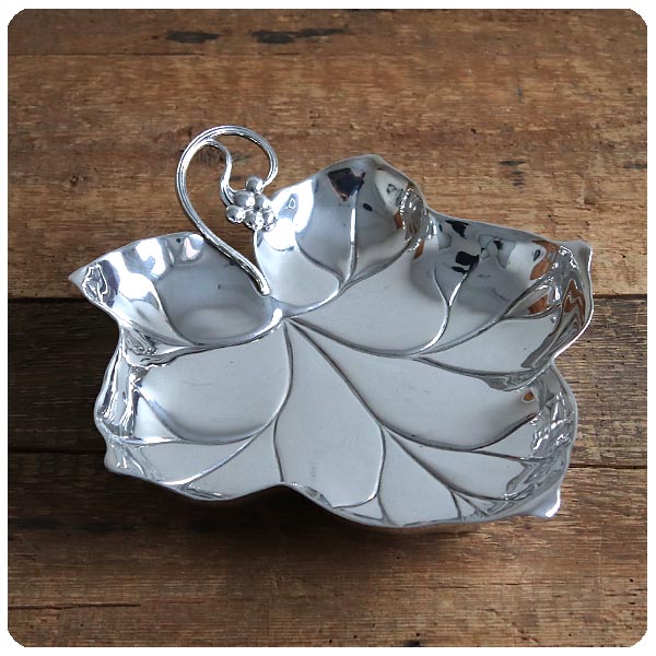 英イギリス アンティーク ビンテージ 純銀PSILVER PLATE トレー 英