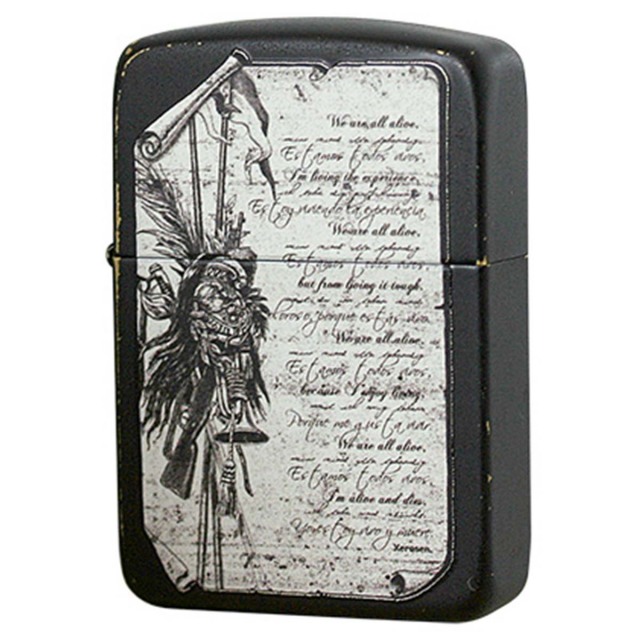 Zippo ジッポー 1941レプリカ ゼロセン XEROSEN ブラックマット Letter