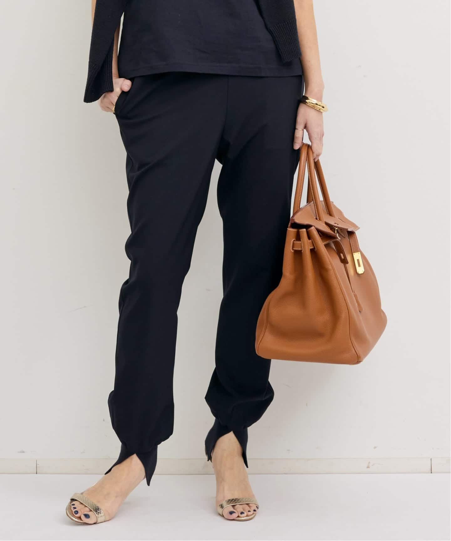 COL PIERROT/コル ピエロ】 Wool Rib Pants（その他パンツ）｜L