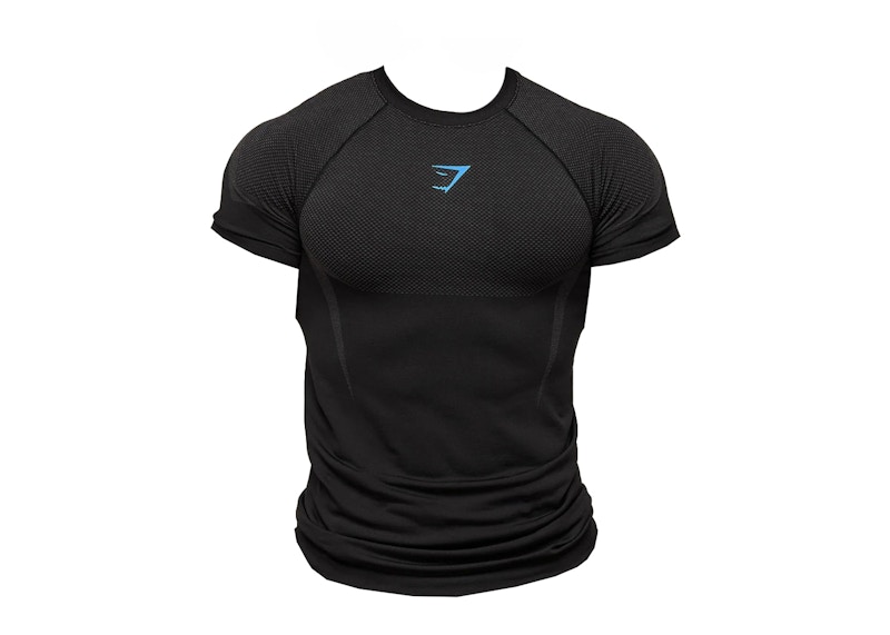 Gymshark Onyx 5.0 Seamless T-shirt Black/Onyx Grey Men's - SS25 - US