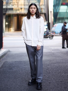 アウトラストロングスリーブシャツを使った人気ファッション