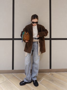 anuke Eco Suede Jacket エコスエードジャケット/62520102を使った人気