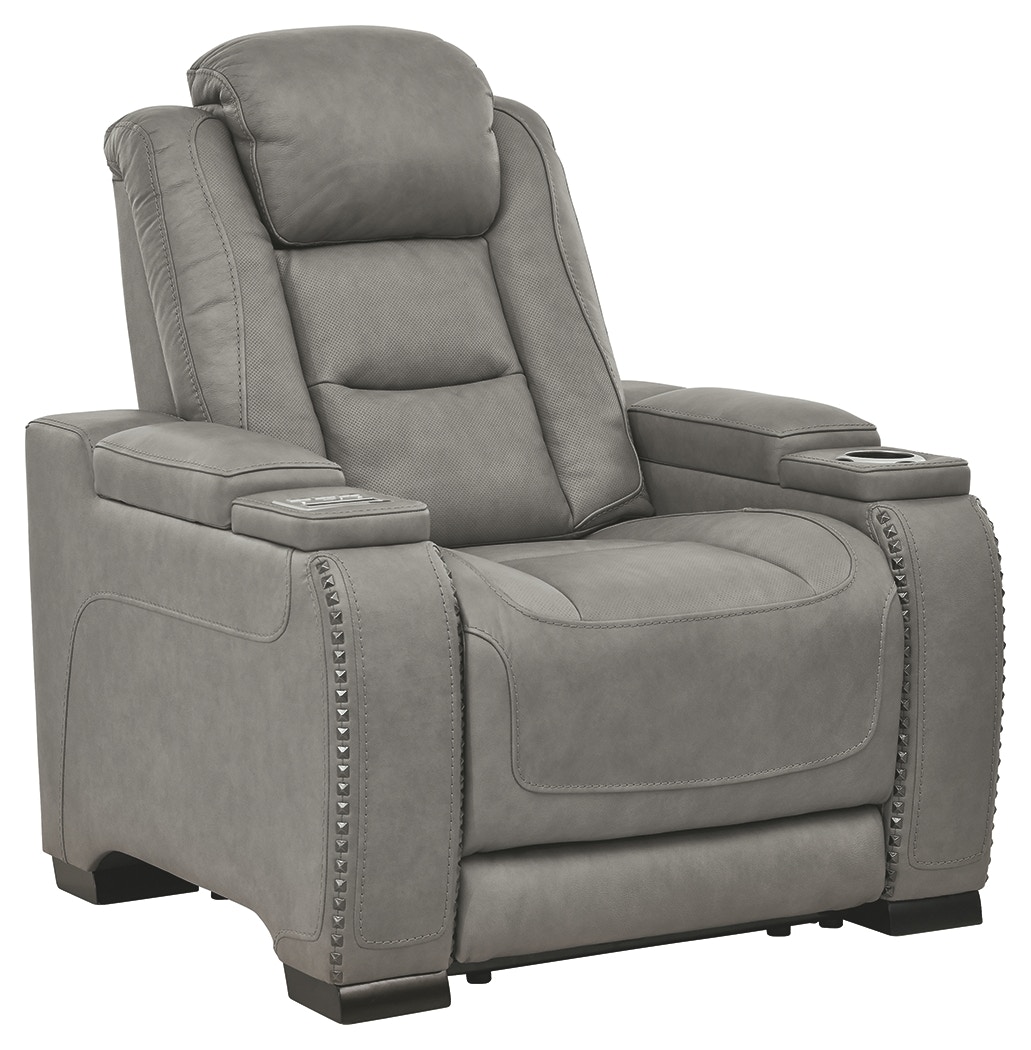 Signature Design by Ashley Living Room The Man-Den Power Recliner