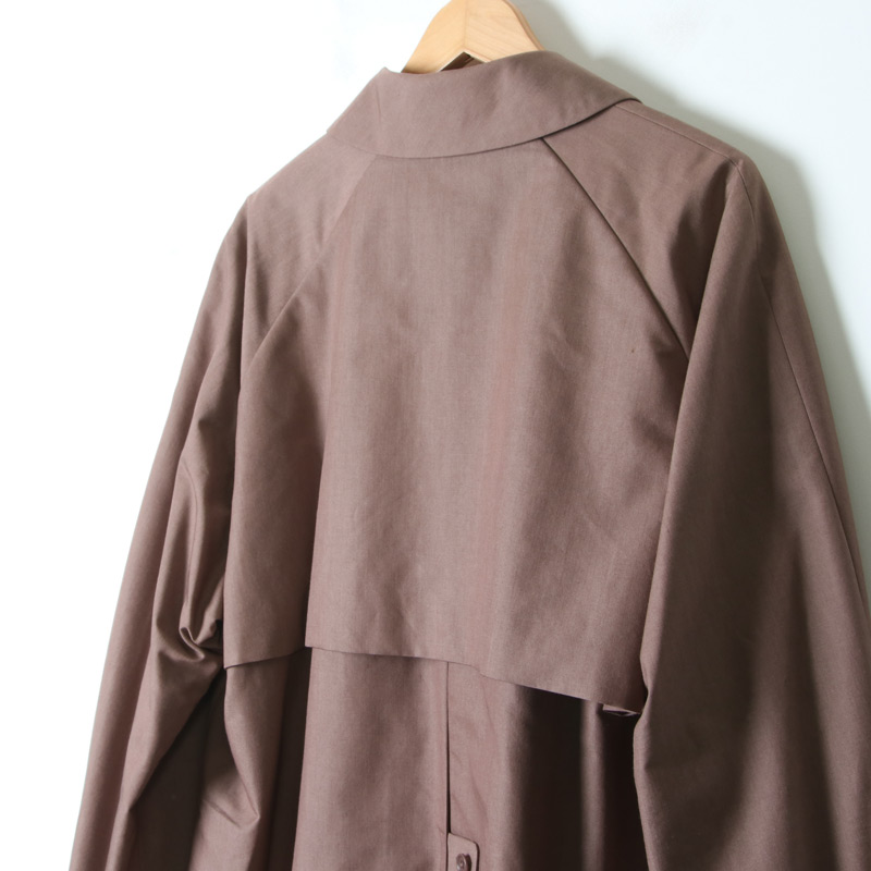 YAECA (ヤエカ) STAINCOLLAR COAT REGULAR / ステンカラーコート