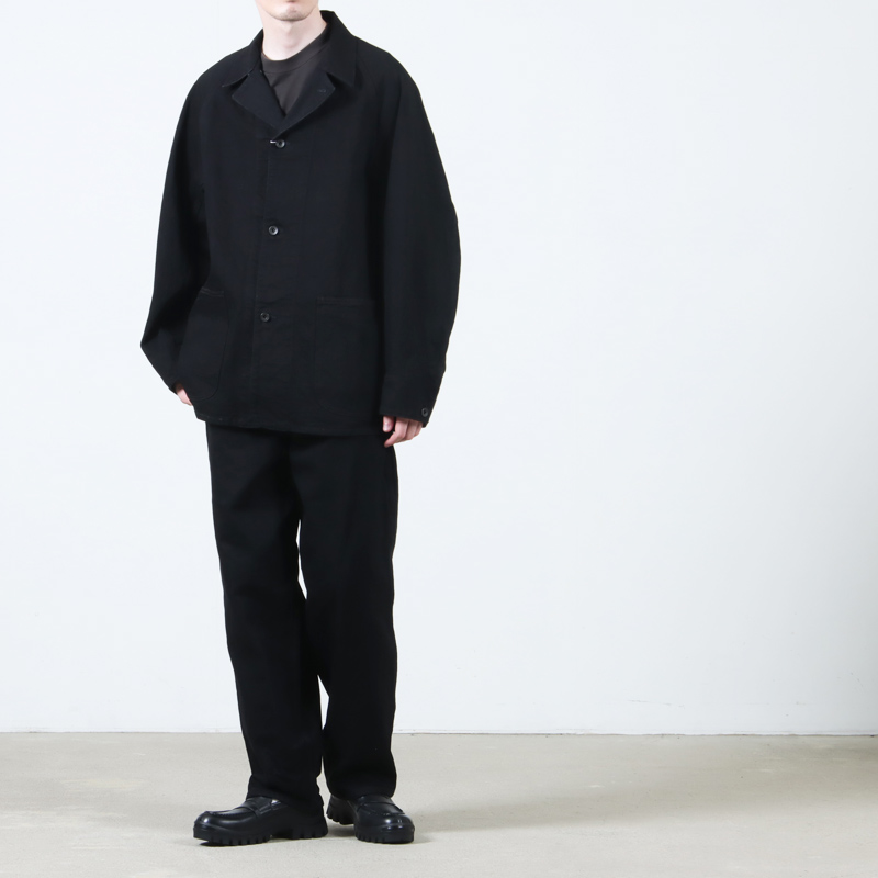 COMOLI (コモリ) ブラックデニム ワークジャケット