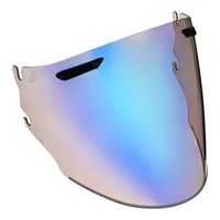 スーパーアドシスZRミラーシールド ライトスモーク/シルバー - バイク