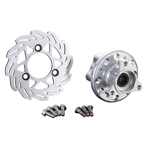 リアディスク&Bハブセット シルバー モンキー - バイク