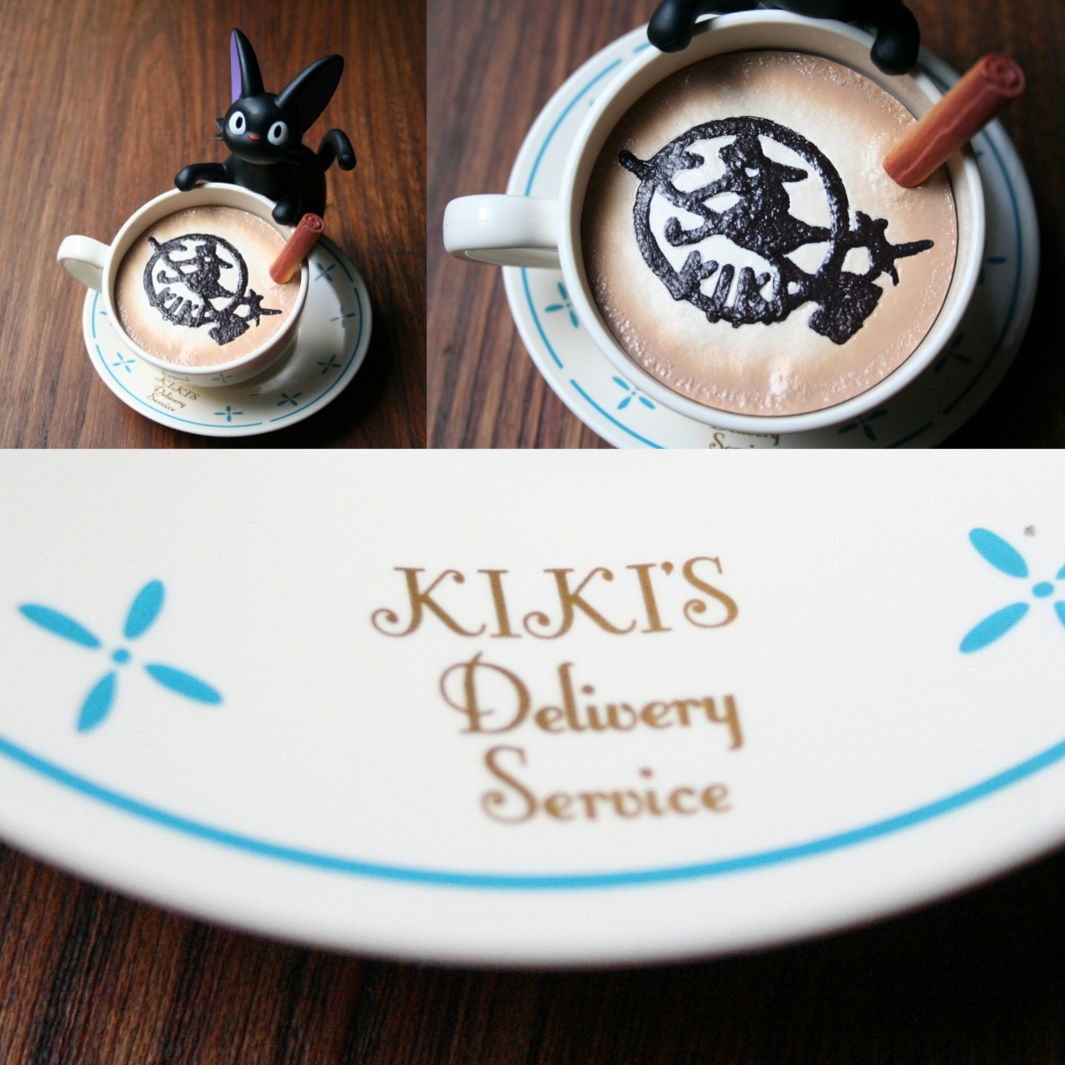 希少 魔女の宅急便 ジジ ティーカップ型小物入れ カプチーノアート