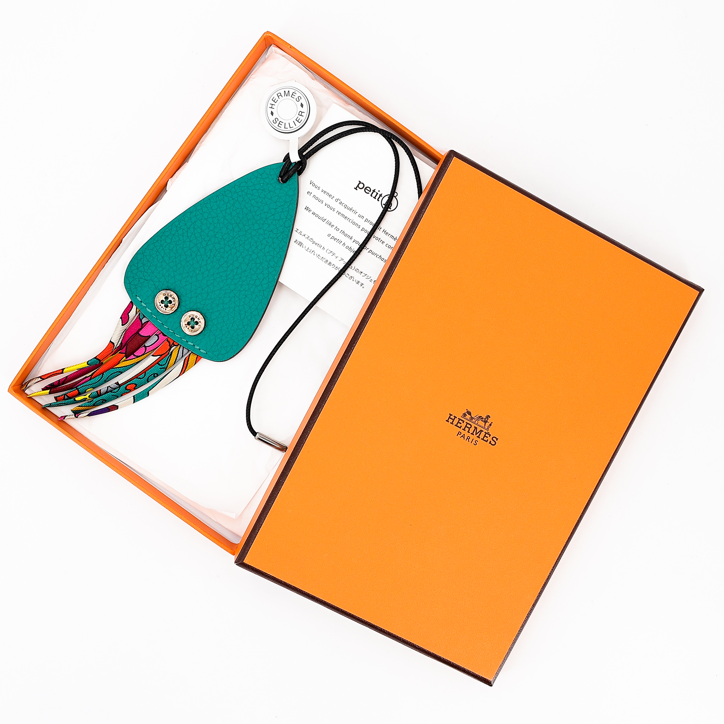 ランク NS 未使用品 HERMÈS エルメス チャーム イカ プティアッシュ