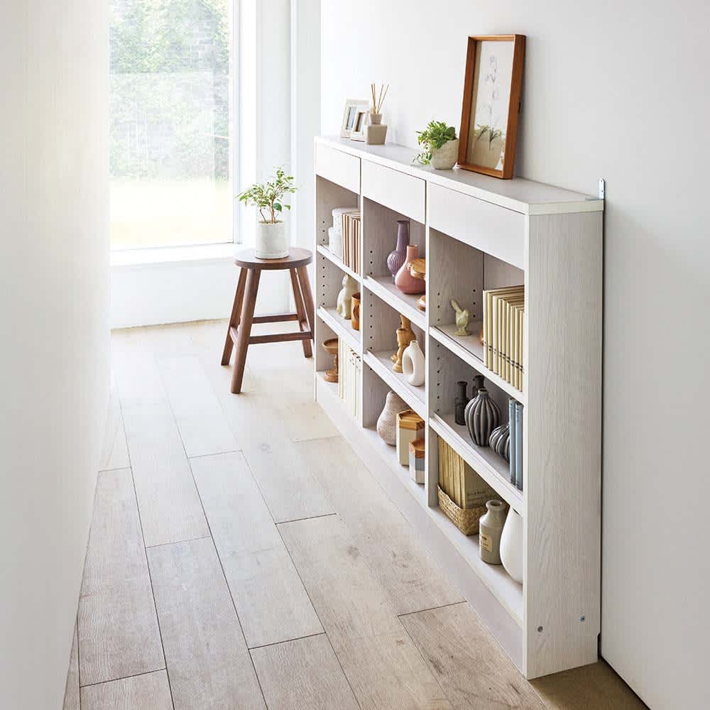 細かいものも整理できる薄型カウンター下収納 幅90cm 通販 - ディノス