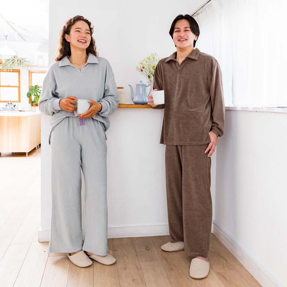 ふんわり軽いタオル生地のパジャマ レディース 通販 - ディノス