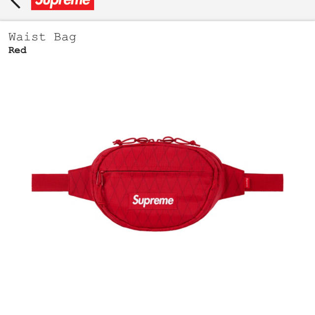 Supreme - Supreme waist bag の通販 by とも's shop｜シュプリーム