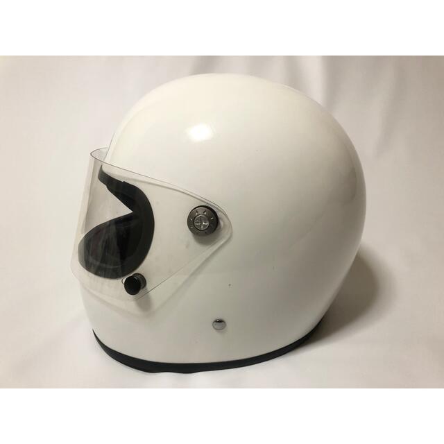 族ヘル フルフェイス ヘルメット カフェレーサー 旧車 白の通販 by