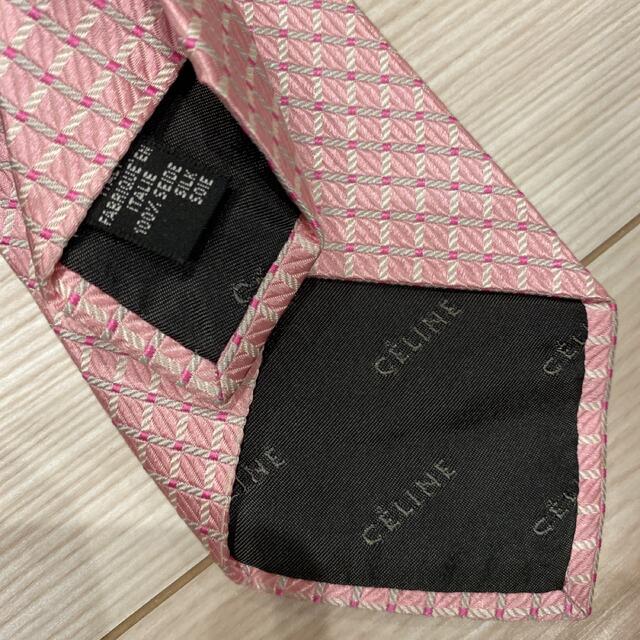 CELINE - ☆セリーヌ☆ ネクタイ ピンクの通販 by ミニー☆プロフ必読