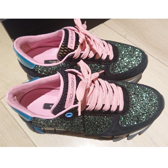DOLCE&GABBANA - ドルチェ&ガッバーナ ラメスニーカー 35の通販 by