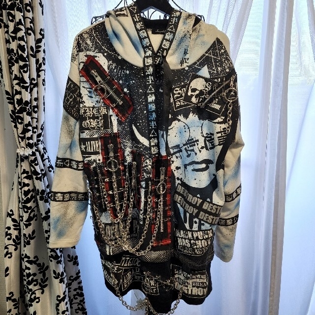 SEX POT ReVeNGe カスタム一点ものパーカー