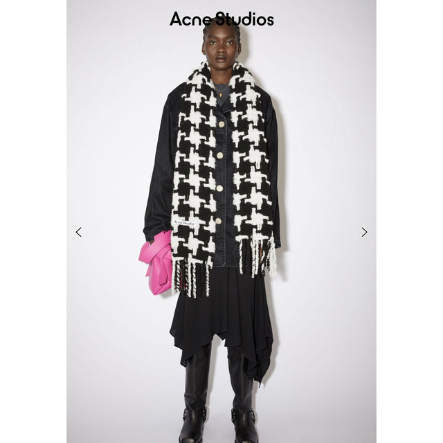 Acne Studios - Acne Studios22aw秋冬新作千鳥格子柄マフラーの通販 by